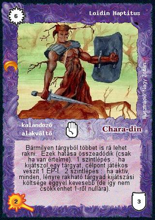 Kiadás: Chara-din visszatér, Védnök 2025
Gyakoriság: ritka